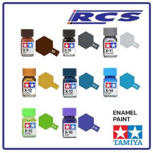 TAMIYA Enamel 80009 X-9, 80010 X-10, 80011 X-11, 80012 X-12, 80013 X-13, 80014 X-14, 80015 X-15, 80016 X-16 สีอีนาเมล