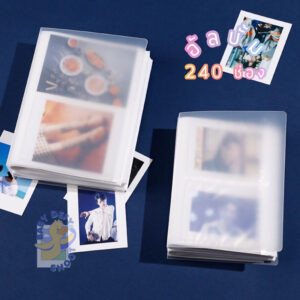 อัลบั้มปกขุ่น 120- 240รูป mini-sq-wide-jumbo 2*3 ", 3*4 ", 3.5*5 ", 4*6 ", 5*7" สะสมการ์ด รูปภาพ บัตร สมุด
