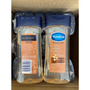 Vaseline Intensive Care Cocoa Radiant Body Oil 200ml ออยล์บำรุงผิวเนียนนุ่ม