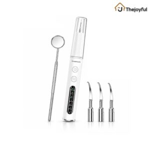 Thejoyful ที่ขูดหินปูนไฟฟ้า เครื่องขูดหินปูนไฟฟ้า ขัดฟัน tooth scaler ขจัดคราบ อัลตราโซนิก ปลอดภัย รับประกัน 2ปี
