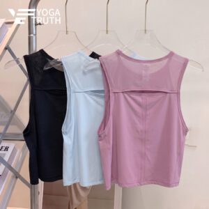 【YOGATRUTH】เสื้อกล้ามกีฬา ทรงหลวม เปิดหลัง แบบแห้งเร็ว เหมาะกับใส่เล่นโยคะ วิ่งออกกําลังกาย สําหรับผู้หญิง