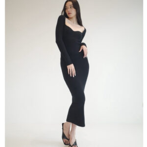 WEEKEND WARDROBE - Maxi Dress เดรสผ้านิตเข้ารูป