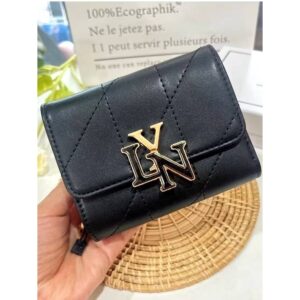 ของขวัญวันเกิด วันวาเลนไทน์ กระเป๋าสตางค์ใบสั้น LY N กระเป๋าสตางค์ใบกลาง เเบบพับสำหรับใส่บัตร มี 5 สี มีช่องใส่เหรียญ