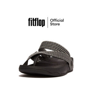 FITFLOP COMM-SLING WEAVE TOE-THONGS รองเท้าแตะแบบหูหนีบผู้ชาย รุ่น H06-231 สี BLACK MIX