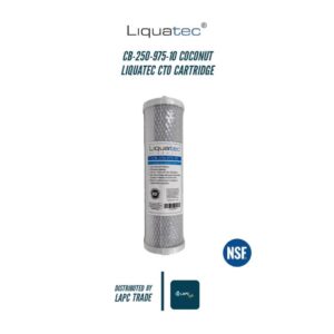 LIQUATEC CTO Cartridge Filter CB-250-975-10 Coconut ไส้กรองน้ำดื่ม ขนาด 2.5 x 10" Carbon Block Filter