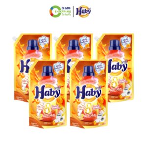 Haby ฮาบี้ น้ำยาซักผ้าสูตรเข้มข้น อัลตราวอช 8 เฟรชบูลมิ่ง 700 ml แพ็ค 5 [จำกัด 2 เซต/คำสั่งซื้อ] #129450