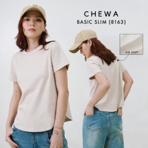 Chewa Basic Slim - เสื้อพรางหุ่น Air soft คอกลม ชายโค้ง - 8163
