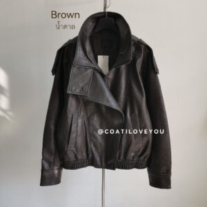 **ของแท้​พร้อมส่​งจาก​ไทย*​*ZARA​ ​FAUX​ LEATHER​ VTG JACKET​