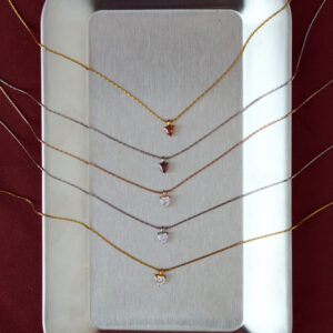 Bemet Luxe gem necklace สร้อยคอสแตนเลส 3 แบบ