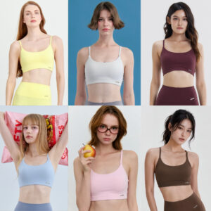 Lunar Gymwear - Tilly Bra - บราสายเดี่ยวสุดคลาสสิคตัวสั้น So cute ม้าก ><' ฟองน้ำสามารถใส่เพิ่มหรือถอดออกก็ได้ค่า🥰