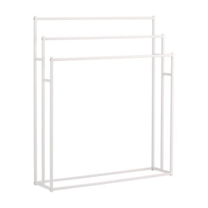 INDEX LIVING MALL ราวแขวนผ้า 3 บาร์ รุ่นซินดี้ ขนาด 95 x 24 x 110 ซม. - สีขาว