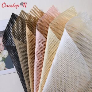 🔥พร้อมส่ง🔥 กระดาษห่อช่อดอกไม้ลายรังผึ้ง 3D พรีเมียม ขนาด 42x50 ซม. 10 แผ่น/ถุง สำหรับจัดช่อดอกไม้และห่อของขวัญ