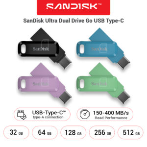 SanDisk Ultra Dual Drive Go USB Type-C (SDDDC3) 64GB 128GB 256GB แฟลซไดรฟ์ Flash Drive for iPhone15