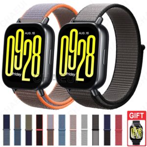 สายรัดไนลอนสร้อยข้อมืออุปกรณ์เสริมสําหรับ Redmi Watch 5 Active Lite