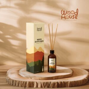 WOODHOUSE | ก้านไม้หอมกระจายกลิ่น | Room Diffuser 100ml | กลิ่นธรรมชาติ