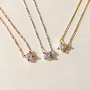 Socrush.bkk | CRYSTAL DOT Necklace | SN-056 | สร้อยคอ จี้เพชร สร้อยเพชร