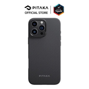 Pitaka เคส iPhone 16 Pro/ 16 Pro Max รุ่น MagEZ Case Pro 4 (600D) - สี Black/Grey Twill