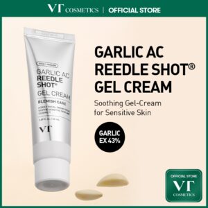 [VT] GARLIC AC REEDLE SHOT Gel Cream & Spot Cream ดูแลสิวอุดตัน ครีมลดสิว [Official Flagship]
