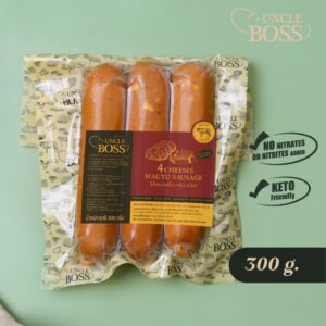 Uncle Boss_Wagyu Four Cheeses Sausage ไส้กรอกวากิว 4 ชีส