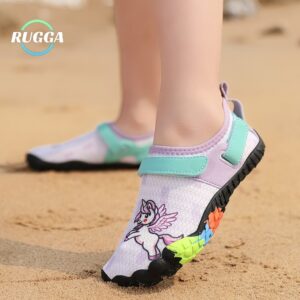 RUGGA 2026 original ใหม่เด็ก Aqua น้ําชายหาดว่ายน้ํา surf รองเท้าสําหรับชายหญิงยาง Anti slip แห้งเร็ว barefoot รองเท้ากล