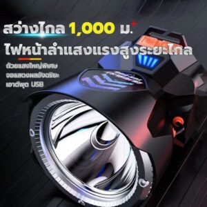 LEEROUT รุ่น 20 ไฟฉายคาดหัว แท้ led แรงสูง ส่องแสงระยะ ไฟคาดหัว ไฟฉายแรงสูง
