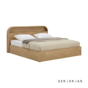 INDEX LIVING MALL เตียงนอน รุ่นอาโอโมริ - สีวอร์ม โอ๊ค
