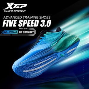 【xtep】Five Speed 3.0丨Pace 5 Speed training shoes แผ่นไนลอนพันรอบ 270° + พื้นรองเท้ากันลื่นและทนต่อการสึกหรอ