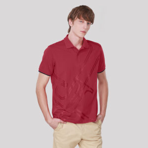 John Henry เสื้อโปโลผู้ชาย ทรงเข้ารูป รุ่น JH F325MPLSM03 - สีแดง