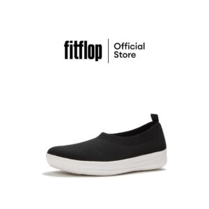 FITFLOP EVERYDAY FLOW FLOWMOTION BALLERINAS รองเท้าทรงบัลเล่ต์ผู้หญิง รุ่น A7N-001 สี BLACK