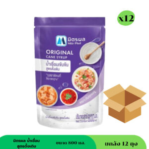 (Live) น้ำเชื่อมมิตรผล ขนาด 800 มล (ยกลัง 12 ถุง)