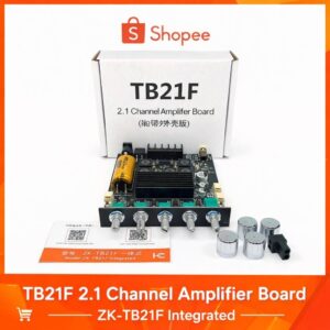 แอมป์จิ๋ว ZK TB21 TB21F แอมจิ๋ว บลูทู ธ 5.0 ซับวูฟเฟอร์เครื่องขยายเสียง กำลังขับ 2*50W + ซัพ 100W ซิฟ TPA3116D2 #TB21
