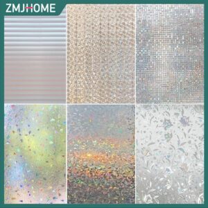 Abstract Window Film ฟิล์มติดกระจกกันสอดส่อง PVC 2m | แบบสูญญากาศ.