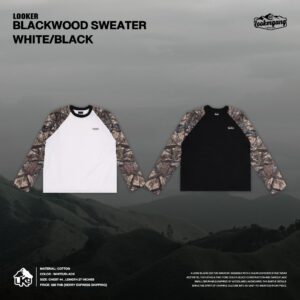 LOOKER® — BLACKWOOD SWEATER เสื้อสเวตเตอร์แขนป่าไม้ (CAMPING)