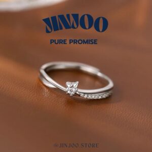 Jinjoo รหัส RA02 แหวน รุ่น Pure Promise ดีไซน์เรียบง่ายหรู