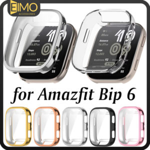 เคส กรณี TPU อ่อน for Smart Watch Amazfit Bip 6 ปกป้องกัน กันกระแทกป้องกันรอยขีดข่วน การป้องกันเต็ม for Amazfit Bip 6