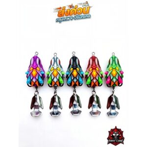 กบยาง Stealth V9 ใบหลิวชุบแข็ง สเตลท์ V9 First Lure Stealth v9 กบยางเรืองแสง ขนาด 3.7 CM. น้ำหนัก 7 กรัม